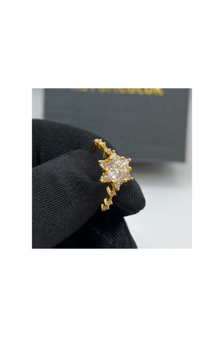 22 Ayar Altın Yüzük Lotus 3.22gr - Y01245