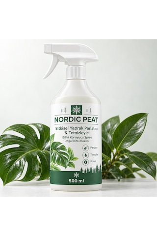 Nordic Yaprak Parlatıcı & Temizleyici - Bitki Koruyucu Sprey Doğal Bitki Bakım 500 Ml 1