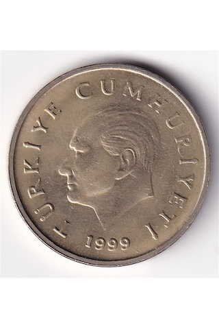 50.000 Lira 1999 Çil Eski Madeni Para