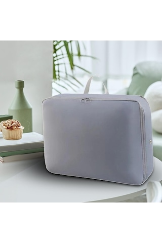 Trendooze Yüksek Kapasite Saklama Çantası, Bagaj Düzenleyici Giyim İç Koyu Gri Koyu Gri