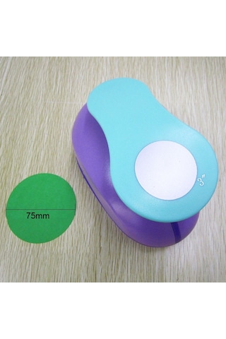 Yuvarlak Embosser Çocuk El Aletleri, Renk Rastgele Teslimat, Stil: 8830 75mm