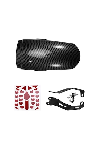 Nayomiglow Motosiklet Aksesuarları Ön Tekerlek Çamurluk Sıçrama Koruyucusu Trident 660 2021-2024 İçin Genişletilmiş Çamurluk Kapağı Karbon Fiber Desen
