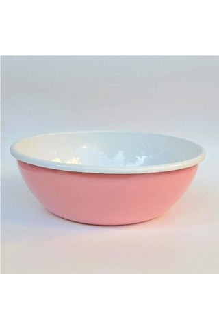 Emaye 32 Cm Kase Pembe Oksit