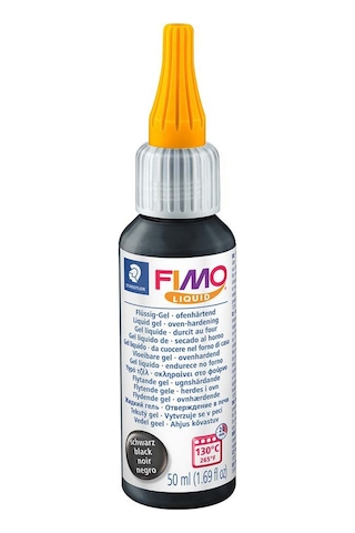 Staedtler Fimo Liquid Deco Gel Sıvı Fimo-Yapıştırıcı 50 Ml Siya