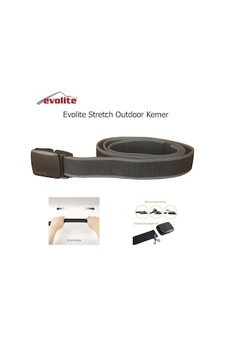 Evolite Stretch Outdoor Kemer Gri