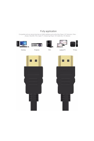 Ancheyn HDMI 1.4b TV LCD Monitör Laptop Erkek Bağlantı Kablosu1.5