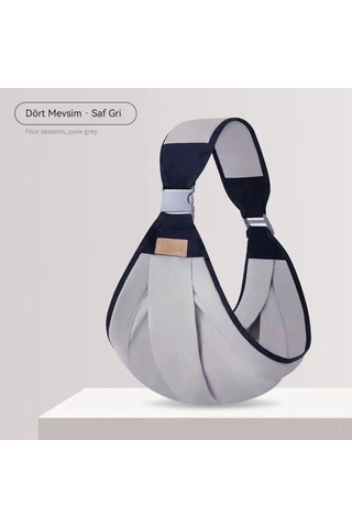 Jian Fan Yenidoğan Askıbebek Yatayönsarma Gri