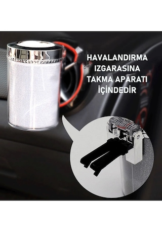 Simli Dumansız Küllük Kokusuz Ledli Küllük 7 Renkli Rgb Ledli