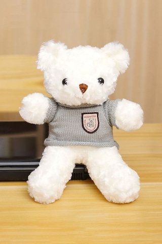 Chavin 30 Cm Beyaz Hediye Peluş Oyuncak Ayıcık Ayi-05 Beyaz