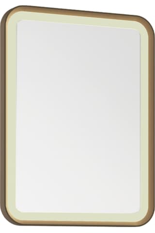 Creavit Patara Dikdörgen Led Ayna 55 X 75 Cm Mat Cappuccino Cam