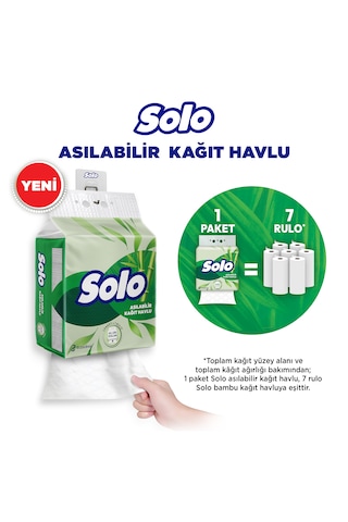 Solo Asılabilir Kağıt Havlu 1=7