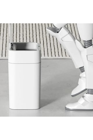 Sensörlü Çöp Kovası 18 Litre Beyaz