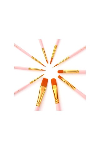 Willowhaven Zhuting 2'li Set, Multifonksiyonlu Mat Naylon Yün Suluboya Fırça, Yeşil, Sanbuyos, Ahşap Kalemlik, Metal Nozullu