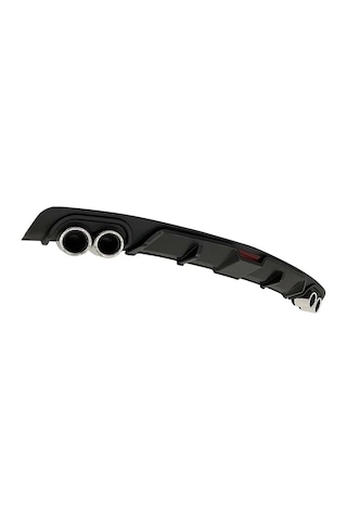 Renault Megane 2 Cabrio Siyah Difüzör 4 Krom Egzoz Görünümlü Difizör Arka Ek Body Kit 2002-2009