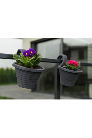 Serinova Tombik Tekli Askılı Balkon Saksısı 3 Lt 73182932
