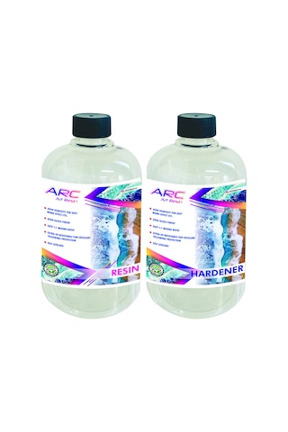 Art Resin-Ultra Şeffaf Yoğun Kıvamli Epoksi Reçine-1 KG Kit