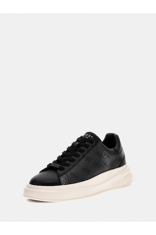 Guess Elba Erkek Siyah Sneaker Fmflbafab12-black Siyah