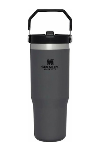 Stanley The Iceflow Flip Straw Pipetli Termos Bardak 0.89 L Füme