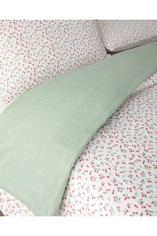 Cherry Pop Kolay Ütülenir Çift Kişilik Nevresim Seti 200x220 Cm Kırmızı