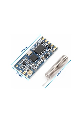 433mhz 1000 Metre Hc-12 1000mt Rf Modül Kablosuz Haberleşme Alıcı Verici Seri Port Uzaktan Kontrol