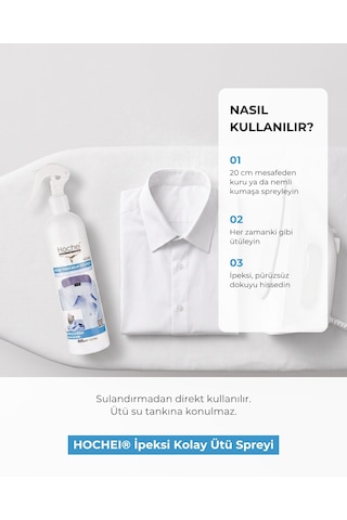 Toptancı Paketi Hochei İpeksi Kolay Ütü Spreyi 400 Ml X 20 Adet 20'li Set