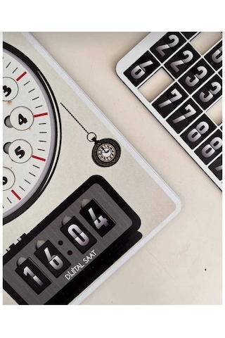 Saat Kaç Öğrenme Seti Zaman Kavramını Öğrenin - Miniklerimiz İçin Renkli Ahşap Oyuncak