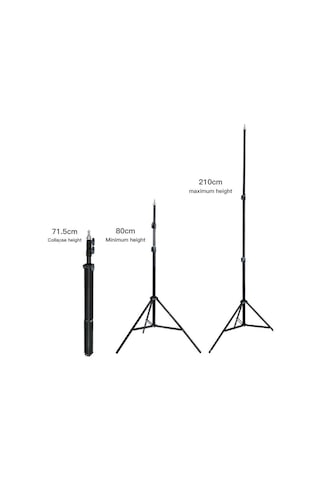 Jmary MT-75 Tripod 3 Kademeli Yükseklik Ayarlı Katlanabilir Kompakt Tasarım 210 cm