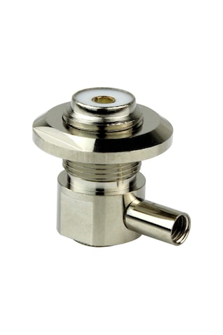 Köşeli Pipo So 239 Uhf - Rg258 Kablo Uyumlu Konnektör Siyah