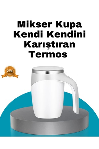 Manyetik Otomatik Karıştırma Bardağı Şarjlı, Paslanmaz Ve Pratik Rekli