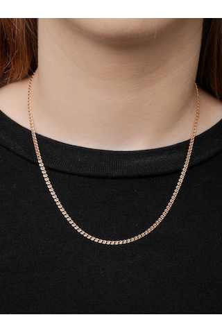 Voznesenskij Uvelirnyj Zavod Lav 925 Ayar Altın Kaplama Gümüş Boyun Zinciri 251196319 Altın