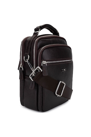 Tamer Tanca Erkek Hakiki Deri Kahverengi El Çantası 1012 2018 Erk Cnt Sk25-26 Kahve Fltr Kahverengi