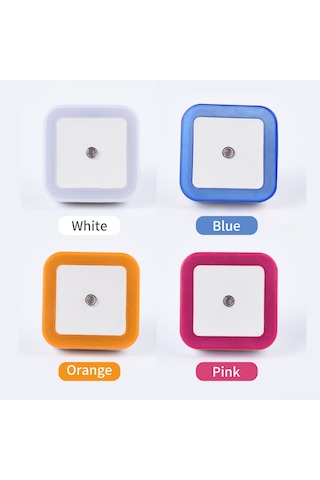 Skycity Mavi Led Akıllı Işık Kontrollü Enjektör Gece Lambası - Otomatik Açık/kapalı, Enerji Tasarruflu, Ev Odaları İçin Güvenli Ve Pratik Mavi