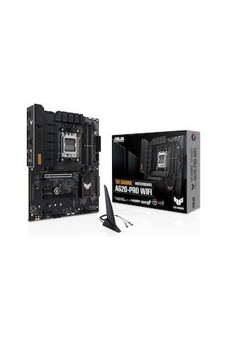 Asus TUF Gaming A620-Pro Wifi 6400 MHz (OC) RGB M.2 WiFi AM5 ATX DDR5 Anakart