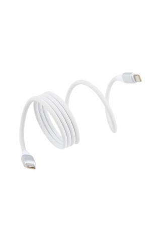 Zga Cb13 60w Tip-c Tip-c Alüminyum Alaşımlı Manyetik Veri Kablosu, Uzunluk: 1m Beyaz