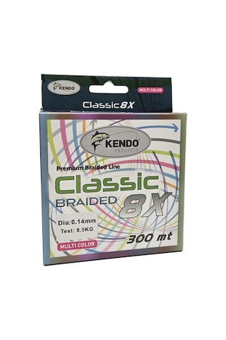 Kendo Classic 8x 300m Multicolor Örgü İp