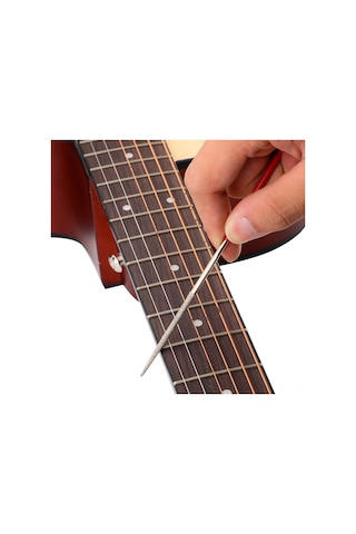 Moveevo Gitar, Keman, Gucheng İçin 10'lu Çeşitli Şekillerde Metal Testere Seti - Dürtme Engellli Kolu, Dayanıklı, Profesyonel Polisaj Aracı