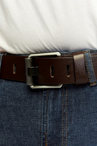 2'li Erkek %100 Hakiki Deri Siyahaçma Borulu 4,5 Cm Kot Kemeri Siyah-kahverengi Siyah - Kahverengi