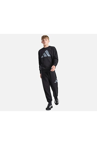 Adidas J Bl Ft Jog 280 Çocuk Günlük Eşofman Takımı Kq7836 Siyah
