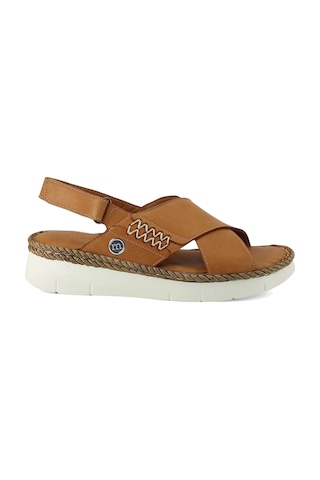 Mammamia 2515 25ys Kadın Günlük Sandalet Taba