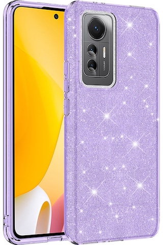 Xiaomi Mi 12 Lite Kılıf Zore Shining Simli Silikon Kılıf