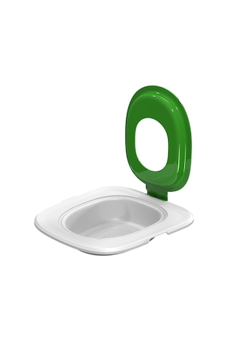 Maiyame Kedi Tuvalet Eğitici Seti - Çift Katlı Çıkartılabilir Kedi Tuvaleti Eğitimi, Yeniden Kullanılabilir, Tüm Tuvaletlere Uyumlu Yeşil