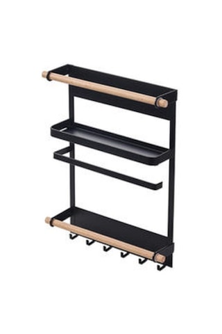 Mıknatıs Buzdolabı Raf Kağıt Havlu Rulo Tutucu Manyetik Depolama Raf Baharat Asmak Raf Dekoratif Metal Raf Mutfak Organizatör Depolama Tutucular & Amp Raflar 3