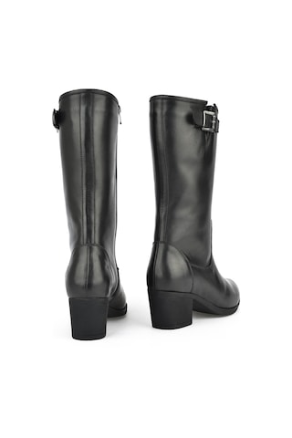 Ziya, Kadın Hakiki Deri Çizme 14319z88082 Siyah 14319z88082 000 Siyah