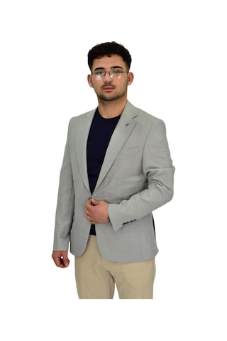 Erkek Gri Tek Spor Ceket Çift Yırtmaçlı Bgl-st04465 Gri
