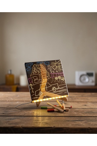 Led Işıklı Akrilik Yazı Tahtası Xuczışıklıyazıtahtası