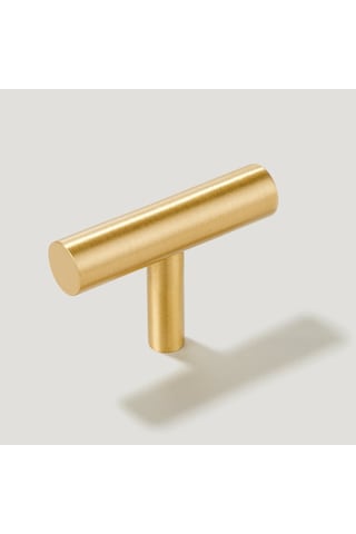 Rosa Mat Gold - Altın - Sarı Düğme Kulp 50 MM