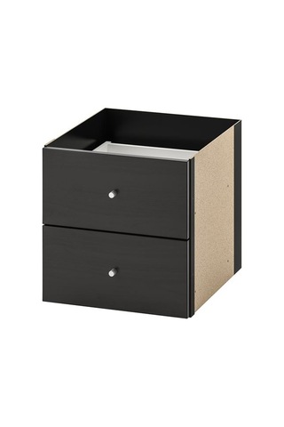 Ikea Kallax Çekmeceli Ek Ünite, Venge, 33x33 Cm Çok Renkli