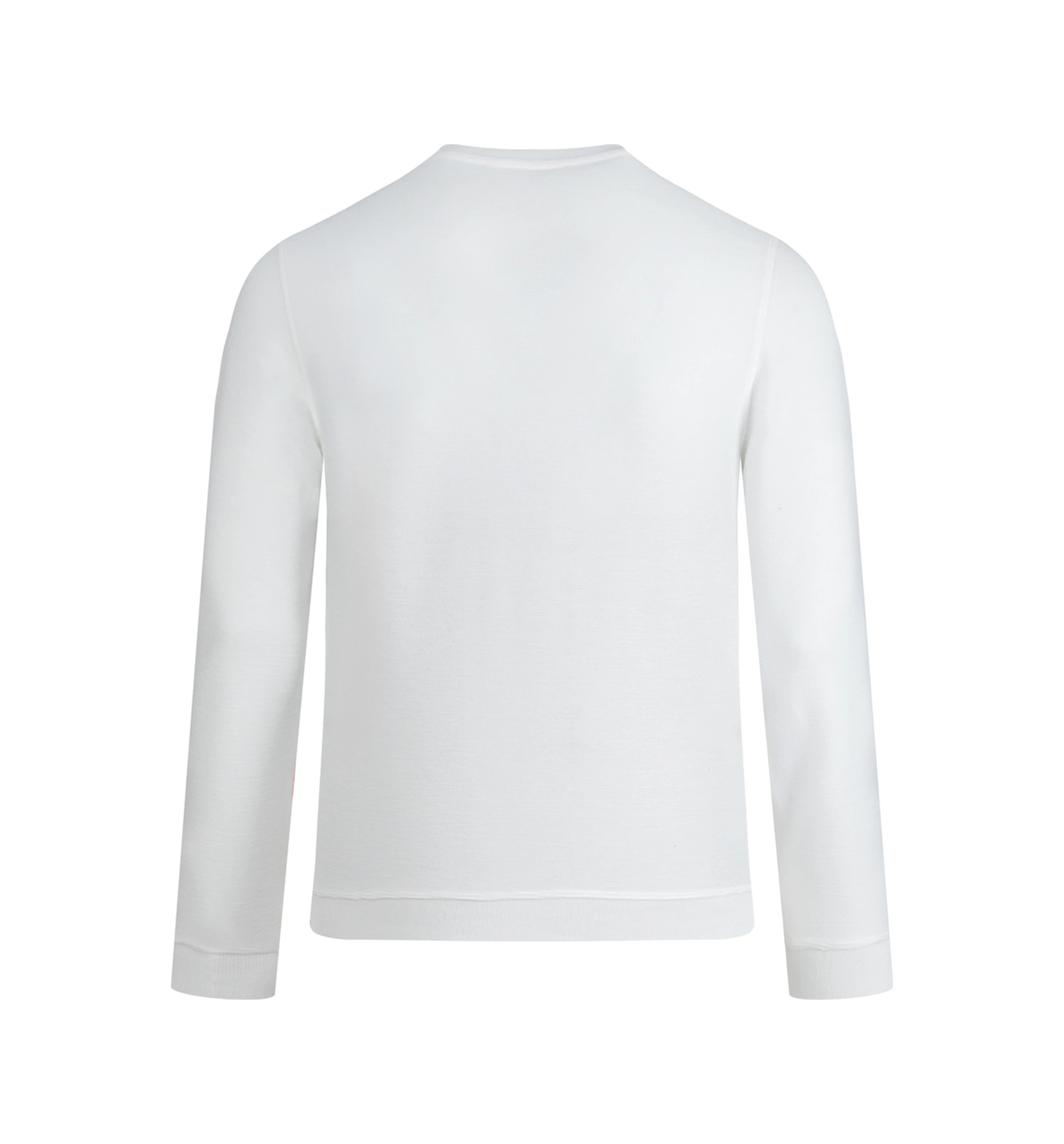 Hatemoğlu Beyaz Regular Fit Bisiklet Yaka Sweatshirt Beyaz