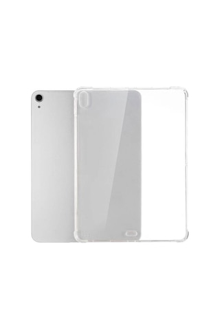 Apple Uyumlu iPad, Air 11 2024 Kılıf Zore Tablet Nitro Anti Shock Silikon Kapak-şeffaf Tablet Kılıfı