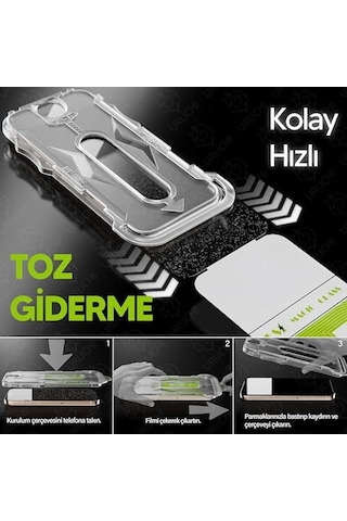İphone 15 Pro Max İle Uyumlu Premıum Gizlilik Privacy Ekran Koruyucu 45 Hayalet Görünüm, Kolay Kurulum Hizalama